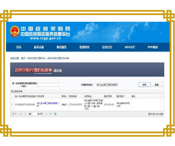 政府采購(gòu)代理機(jī)構(gòu)資質(zhì)